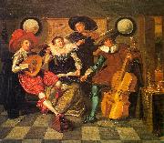 Dirck Hals Musicale USA oil painting reproduction